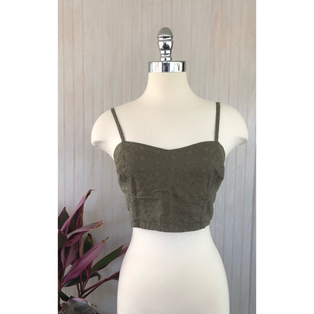 UO Eyelet Crop Top